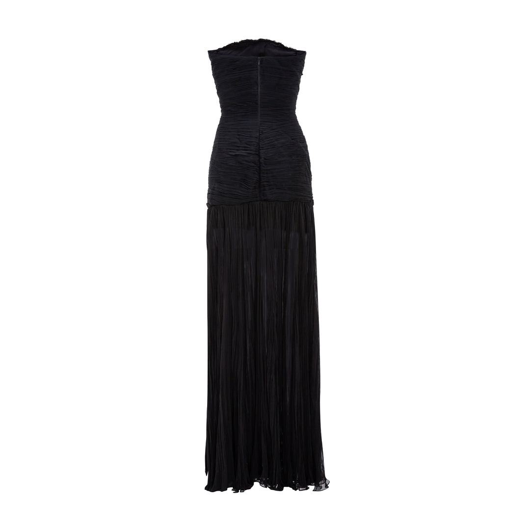 Sequined Embellished Dropped Waist Gown