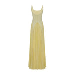 Load image into Gallery viewer, CREPE HAND PLEATED CHIFFON GEORGETTE A-LINE DRESS