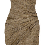 Load image into Gallery viewer, STRAPLESS GOLD DRESS