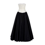 Load image into Gallery viewer, Dropped Waist Mikado-Taffeta Gown