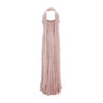 Load image into Gallery viewer, Strapless Hand Pleated Silk Gown