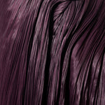 Load image into Gallery viewer, Hand pleated draped Satin-like gown with one shoulder cape