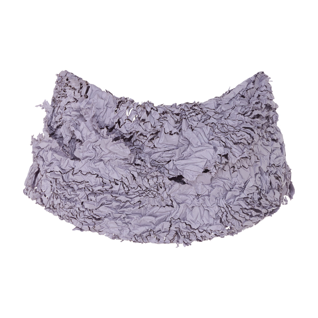 MARISOL - CAPE STYLED WITH STRAPPY PLEATED TAFFETA GOWN WITH EMBROIDERY