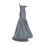 Load image into Gallery viewer, LOURDES - ASYMMETRICAL TWO-TONE TAFFETA FISH-CUT GOWN