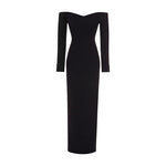 Load image into Gallery viewer, LONG SLEEVES CREPE GOWN