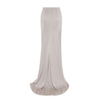 Load image into Gallery viewer, LONG SATIN SKIRT