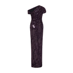 Load image into Gallery viewer, TIWSTED SEQUINED WITH ONE SHOULDER GOWN