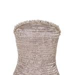 Load image into Gallery viewer, STRAPLESS CRYSTAL STONE STRAIGHT GOWN