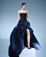 Load image into Gallery viewer, MIKADO AND TAFFETA SKIRT GOWN