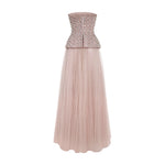 Load image into Gallery viewer, Crystal-Embellished Stone Laced Top
