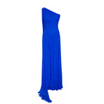 Load image into Gallery viewer, Single-Shoulder Pleated Sash Dress