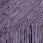 Load image into Gallery viewer, One shoulder hand pleated draped chiffon with slit and cape