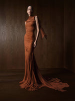 Load image into Gallery viewer, Chiffon Georgette Draped Dress