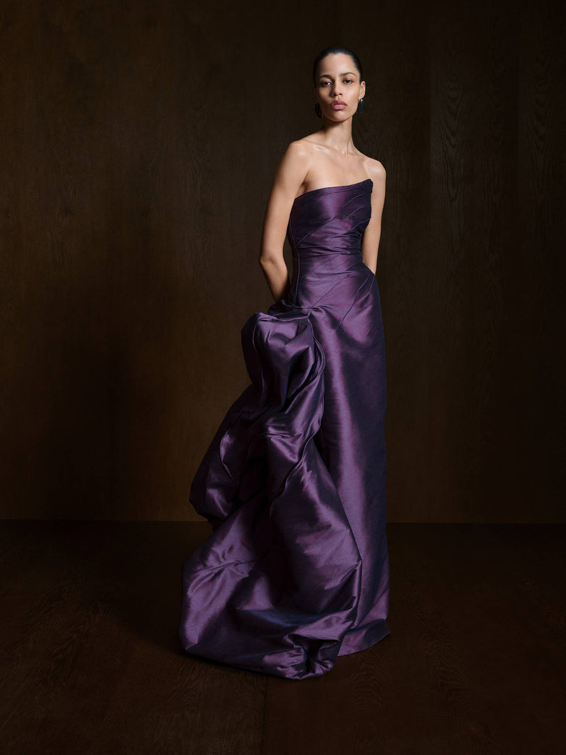 Strapless Casablanca Dress With Detachable Tail