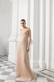 Asymmetrical Embroidered Dress
