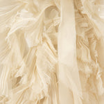 Load image into Gallery viewer, Cape Styled With Strapless Chiffon Georgette Pleated Dress