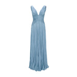 Load image into Gallery viewer, Lettuce Hem Pleated Silk Gown
