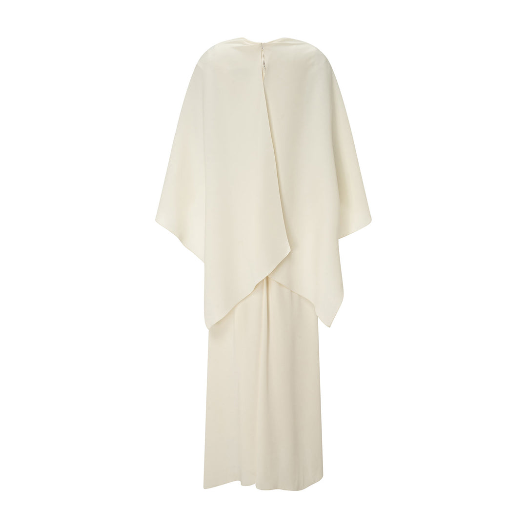 Crepe Mid-Length Dress
