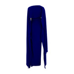 Load image into Gallery viewer, Long sleeve draped Crepe gown with slit
