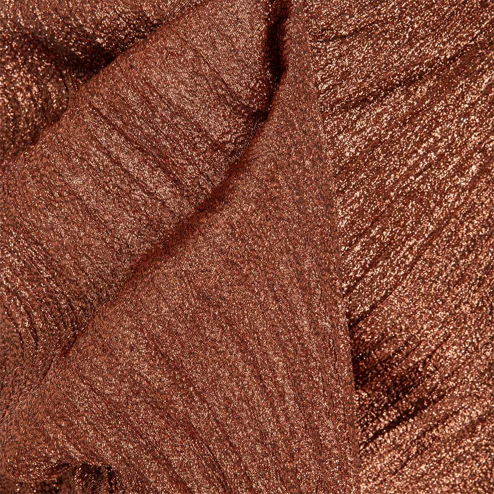 Strapless Pleated Jacquard Lurex Dress With Over Skirt And Cape