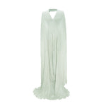 Load image into Gallery viewer, Pleated Silk Capelet Gown
