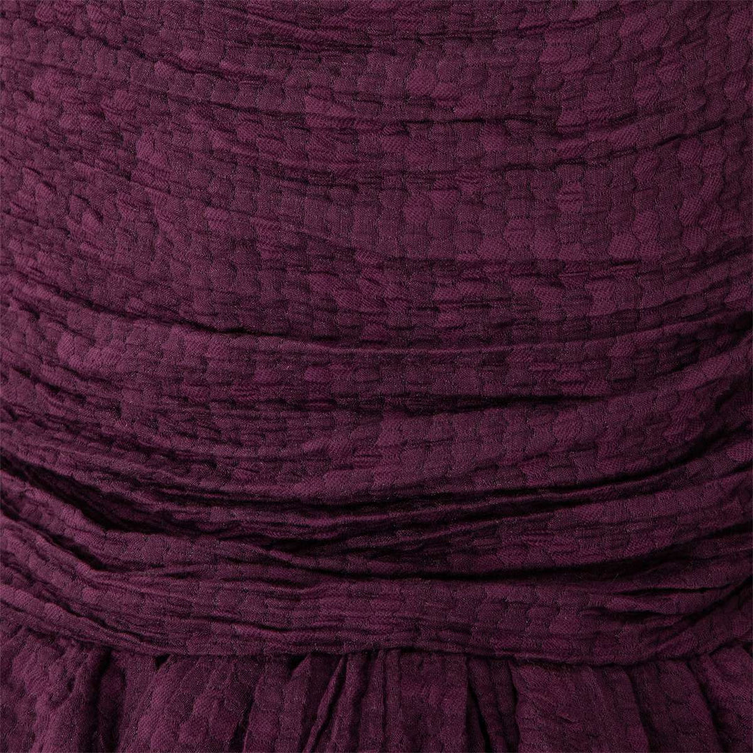 Strapless Fish Cut Jacquard Dress