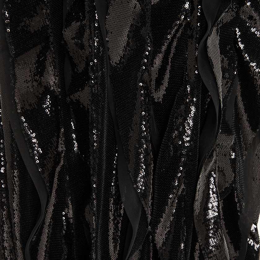 Sequins Ina Line A-line Sequins Dress With Chiffon Details – MARMAR HALIM