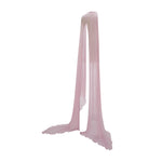 Load image into Gallery viewer, STRAPLESS CHIFFON GEORGETTE DRESS WITH EMBROIDERED PETALS ON BUST
