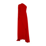 Load image into Gallery viewer, One shoulder cape-like sleeve  Crepe gown
