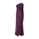 Load image into Gallery viewer, One Shoulder Chiffon Georgette Dress