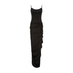 Load image into Gallery viewer, Satin Dress With Train Detailed