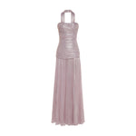 Load image into Gallery viewer, DAYANA - STRAPLESS PLEATED SILK GOWN WITH CORSET AND A-LINE SKIRT
