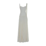 Load image into Gallery viewer, ANA - FITTED CREPE GOWN WITH CHIFFON CUT-OUTS AND HEART NECKLINE
