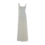 Load image into Gallery viewer, ANA - FITTED CREPE GOWN WITH CHIFFON CUT-OUTS AND HEART NECKLINE
