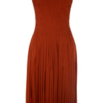 Load image into Gallery viewer, ZULEMA - STRAPLESS LASER-CUT CREPE GOWN WITH CORSET AND CAPE
