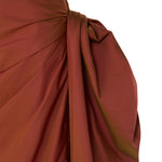 Load image into Gallery viewer, RAISA - STRAPLESS  TWO-TONE TAFFETA GOWN WITH ASYMMETRICAL HEM
