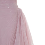 Load image into Gallery viewer, YAMARA - STRAPLESS PLEATED TULLE GOWN WITH DRAPED OVERSKIRT
