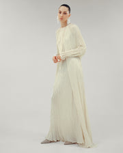 SILK ROSEYA HAND PLEATED KAFTAN