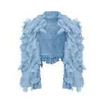 Load image into Gallery viewer, Cape Styled With Strapless Chiffon Georgette Pleated Dress