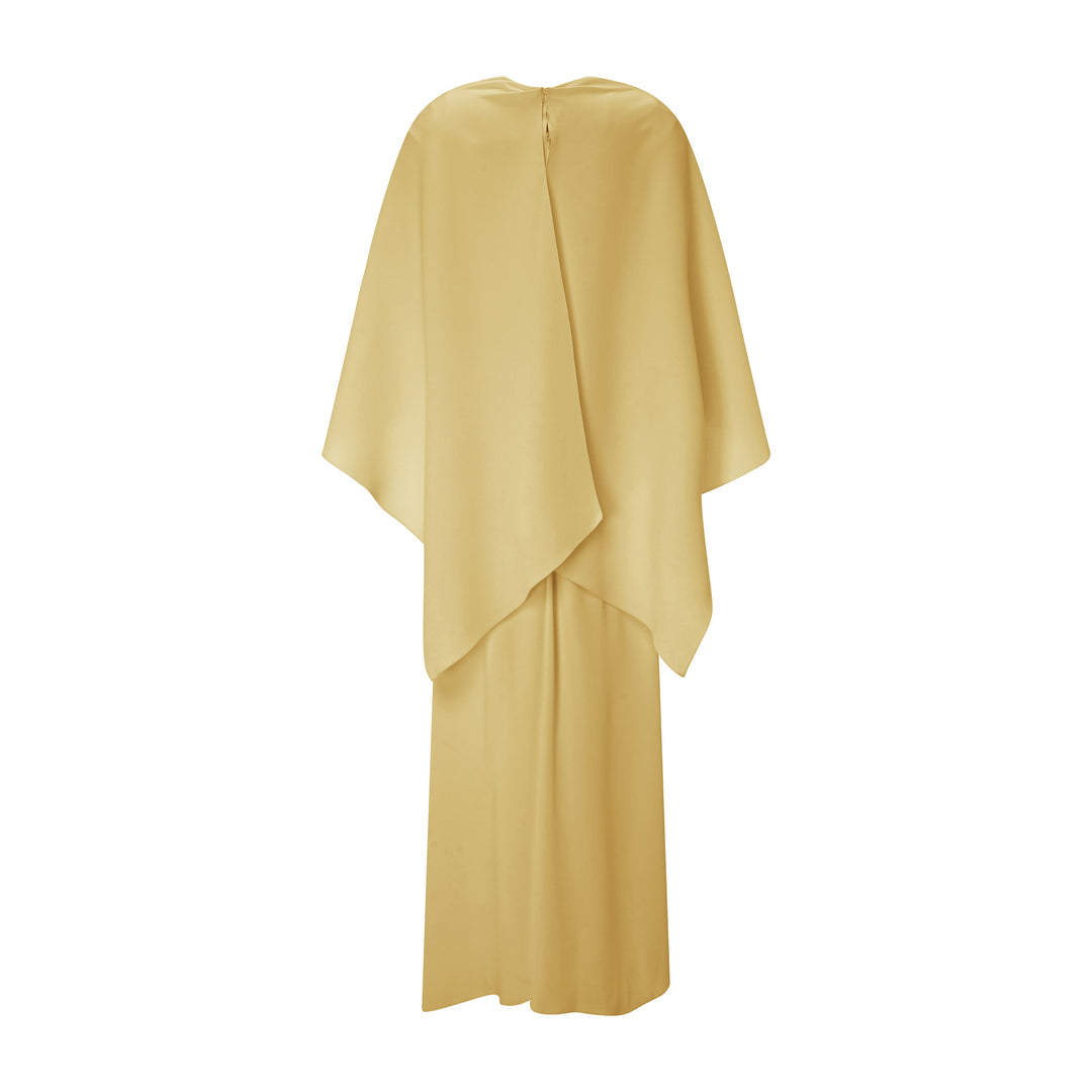 Crepe Mid-Length Dress