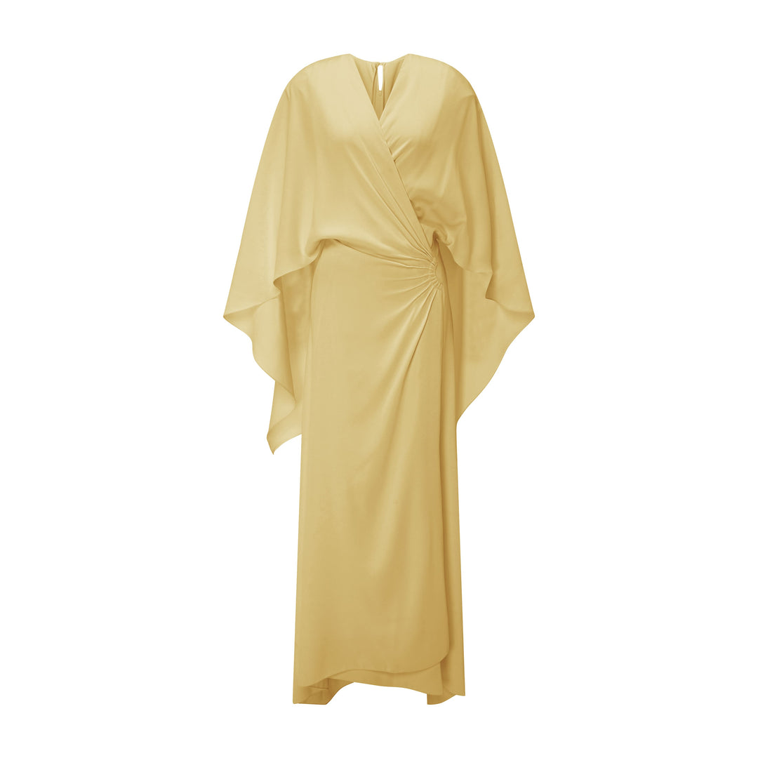 Crepe Mid-Length Dress