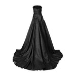 Load image into Gallery viewer, Strapless Jacquard Lurex Draped Dress