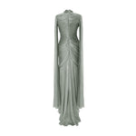 Load image into Gallery viewer, Pleated Silk Dress