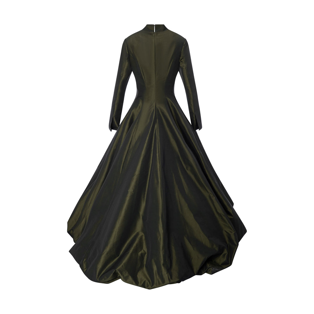 A-line Taffeta Dress