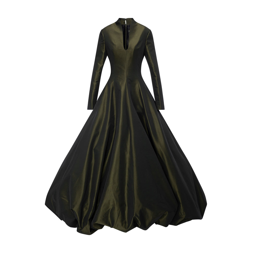 A-line Taffeta Dress