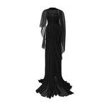 Load image into Gallery viewer, Chiffon Georgette Draped Dress