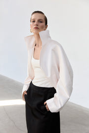 Satin Jacket Styled With Satin Dress