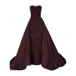 Load image into Gallery viewer, DRAPED SILKY CHIFFON WITH DETACHABLE TAIL
