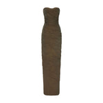 Load image into Gallery viewer, DRAPED SILKY CHIFFON WITH DETACHABLE TAIL
