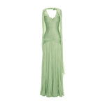 Load image into Gallery viewer, RUCHED SILKY CHIFFON GOWN
